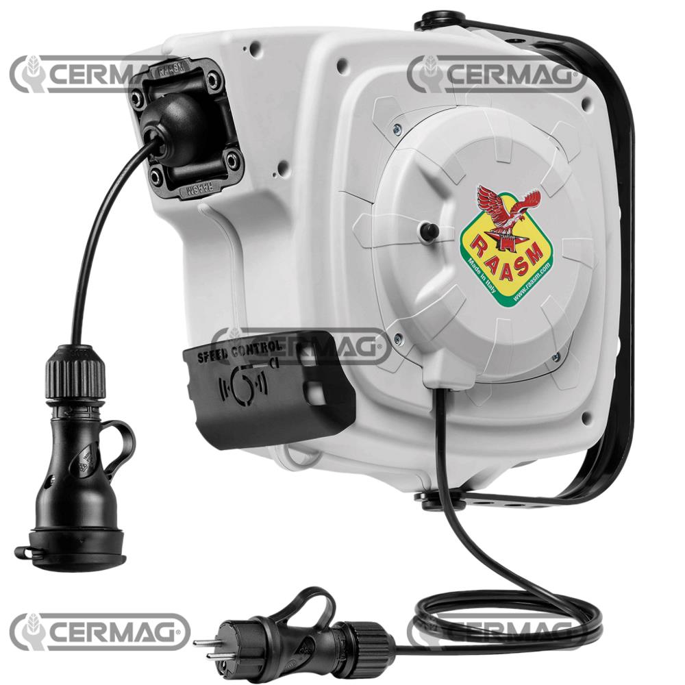 Avvolgicavo con spina e presa