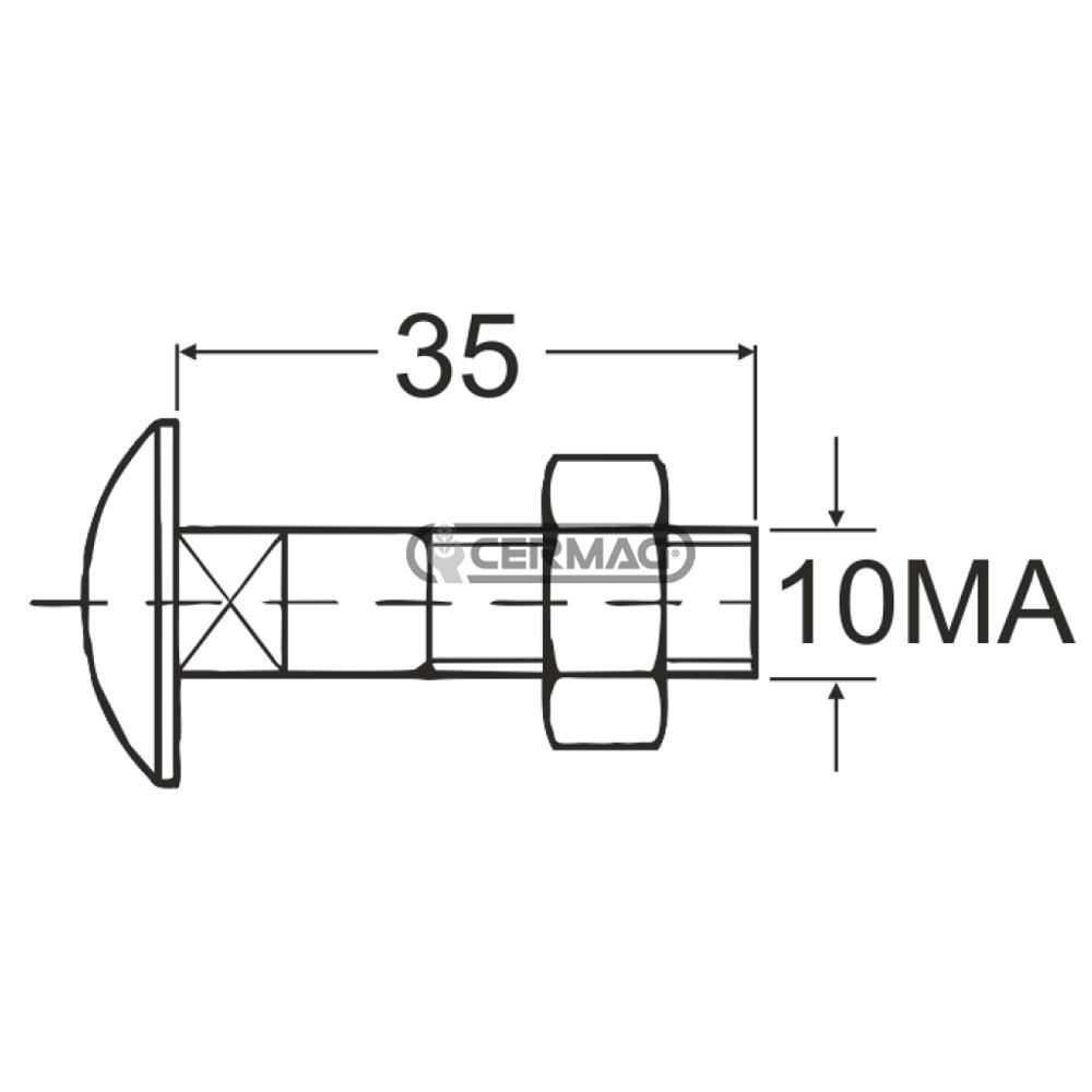 Bullone per carri miscelatori