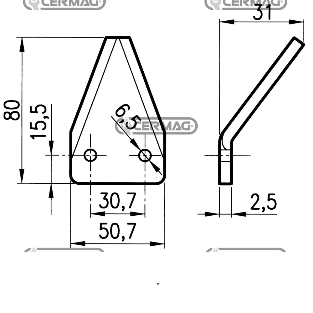 Coltelli per fresa e carri miscelatori