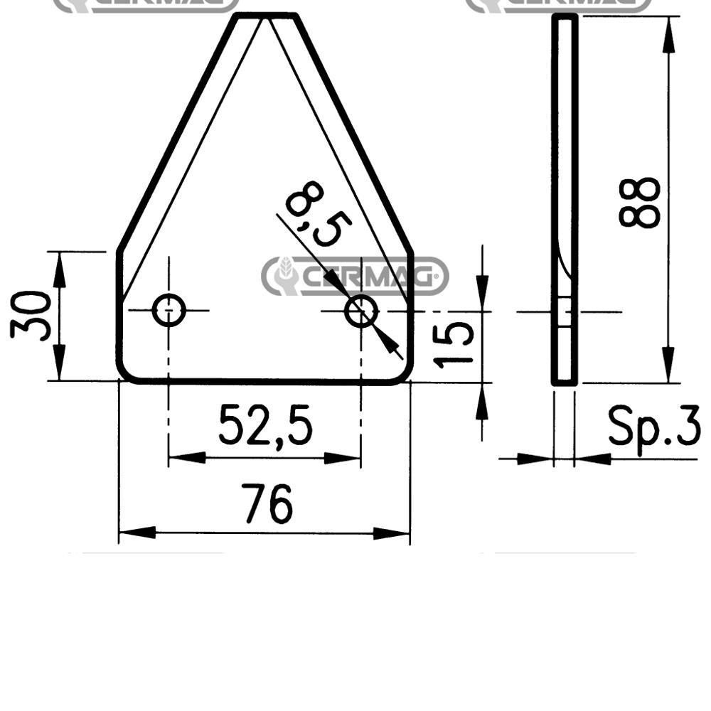 Coltelli per fresa e carri miscelatori