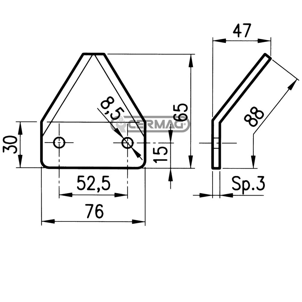 Coltelli per fresa e carri miscelatori