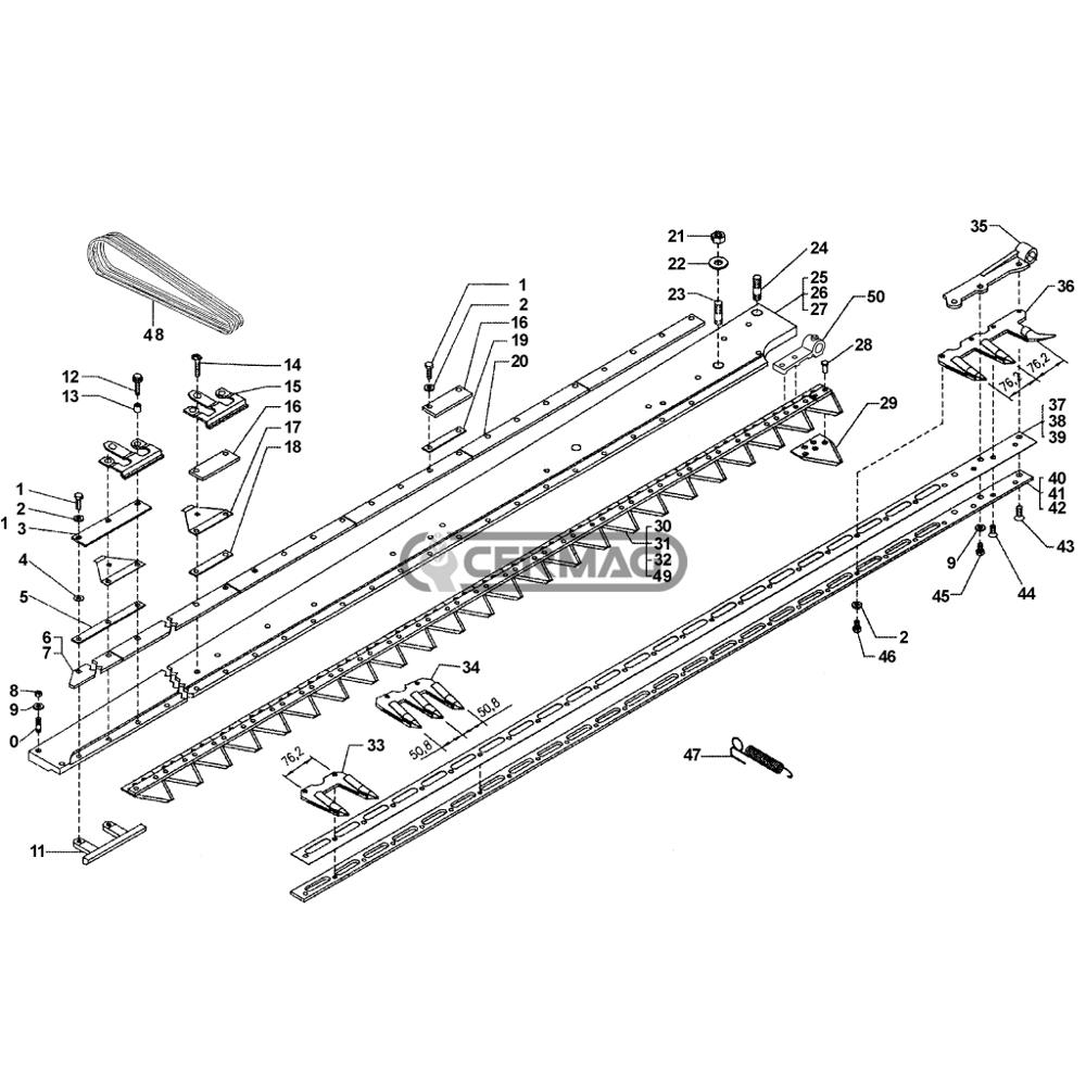 Coltelli per fresa e carri miscelatori