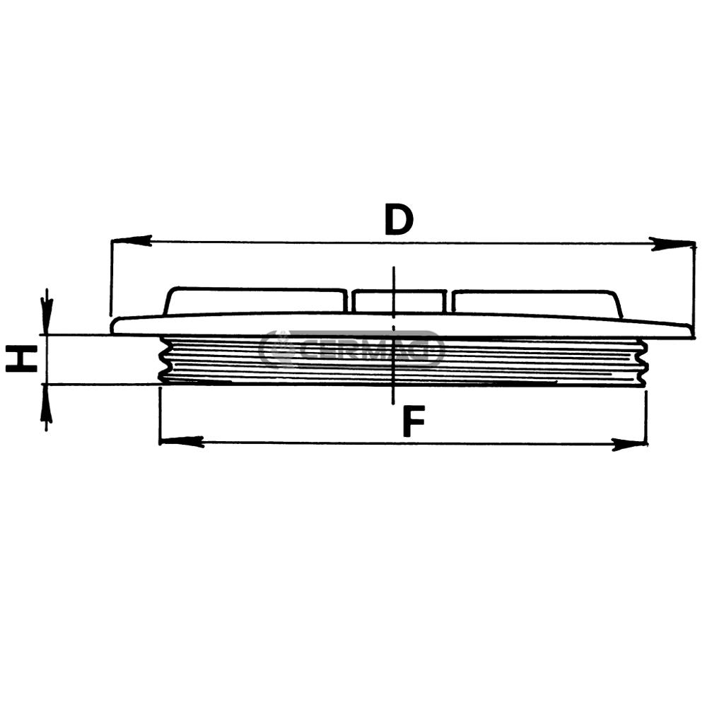 Coperchio per cisterne 454mm