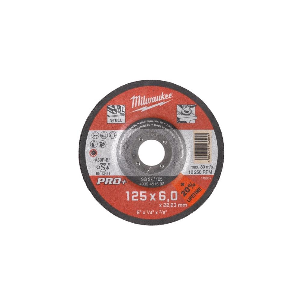 Dischi da sbavo PRO+ SG 27 / 125 x 6 x 22 mm - 1 pc