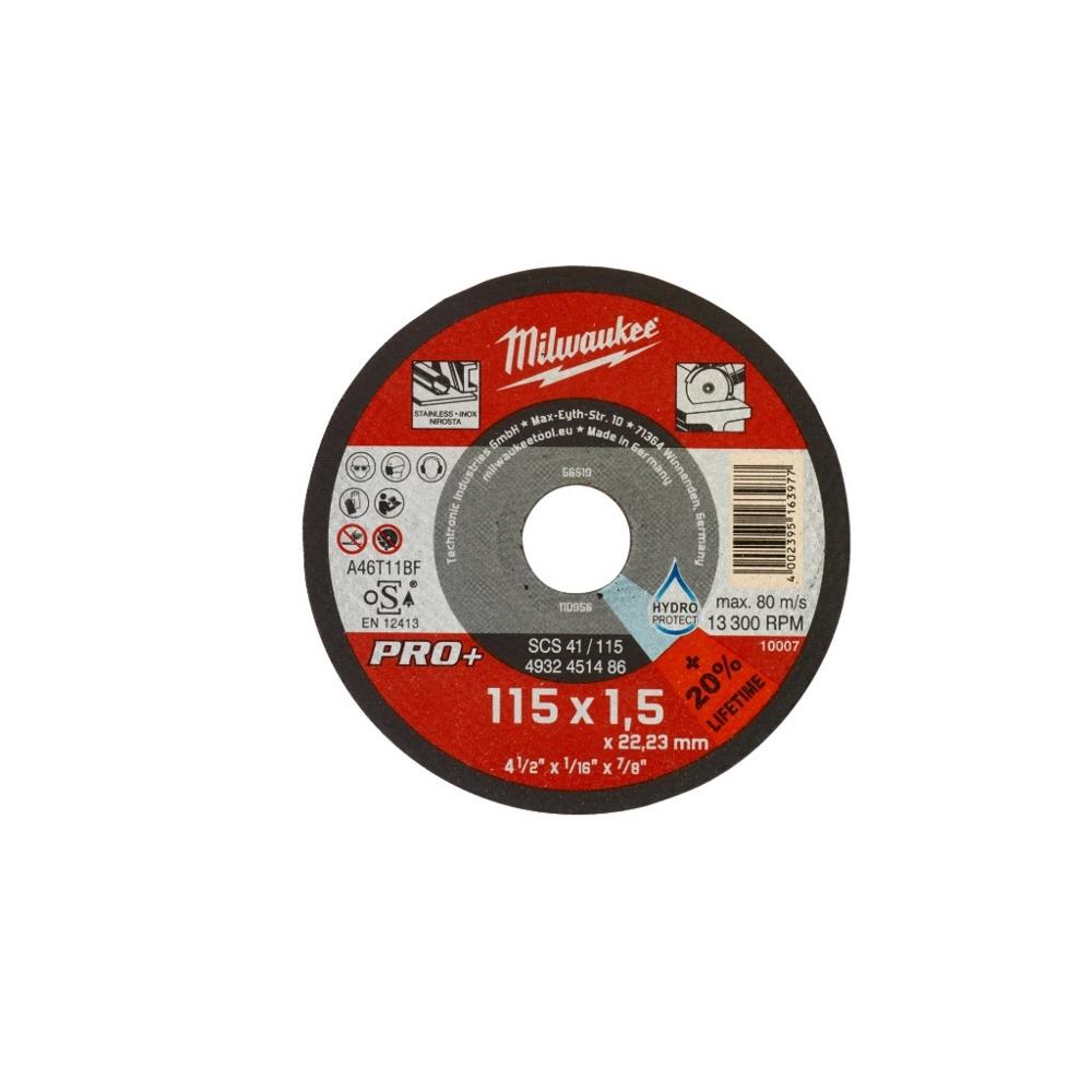 Dischi da taglio sottili PRO+ SCS 41 / 115 x 1.5 x 22 mm