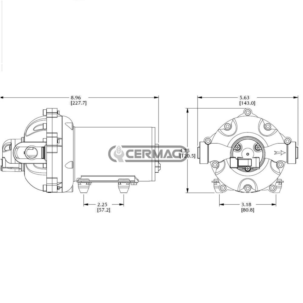 Elettropompa a membrana 11,4l