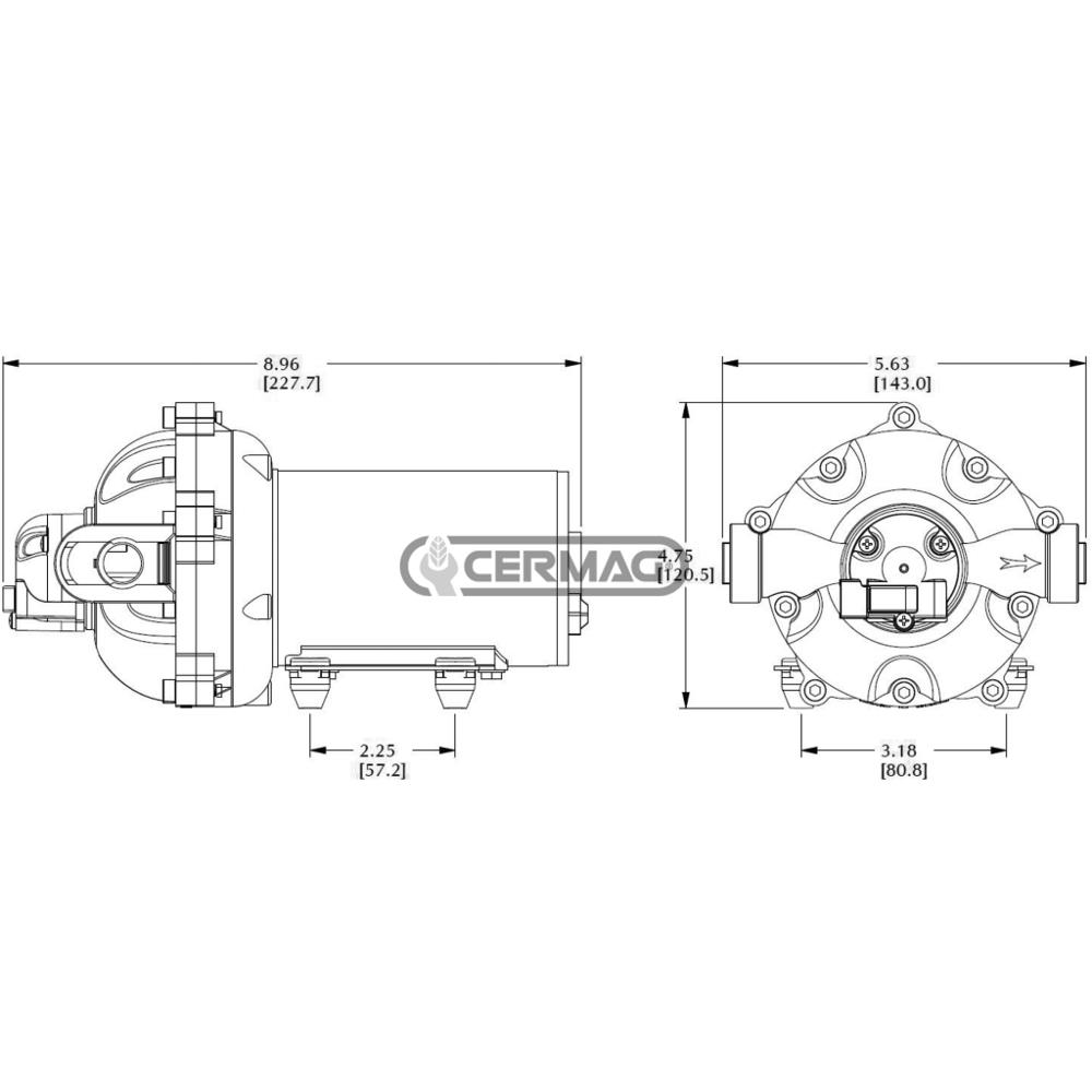 Elettropompa a membrana 15.1l