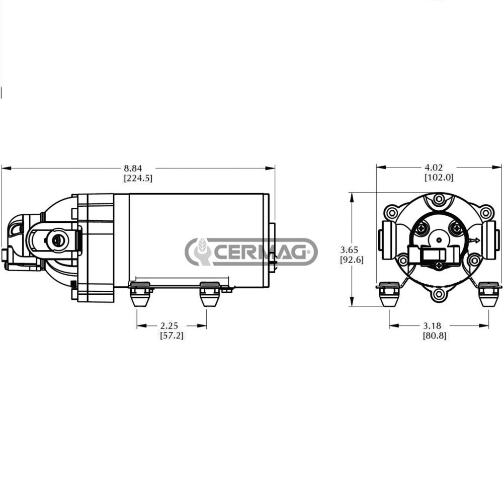 Elettropompa a membrana 8,3l