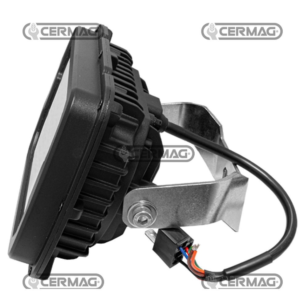 Faro anteriore LED con lente riscaldata