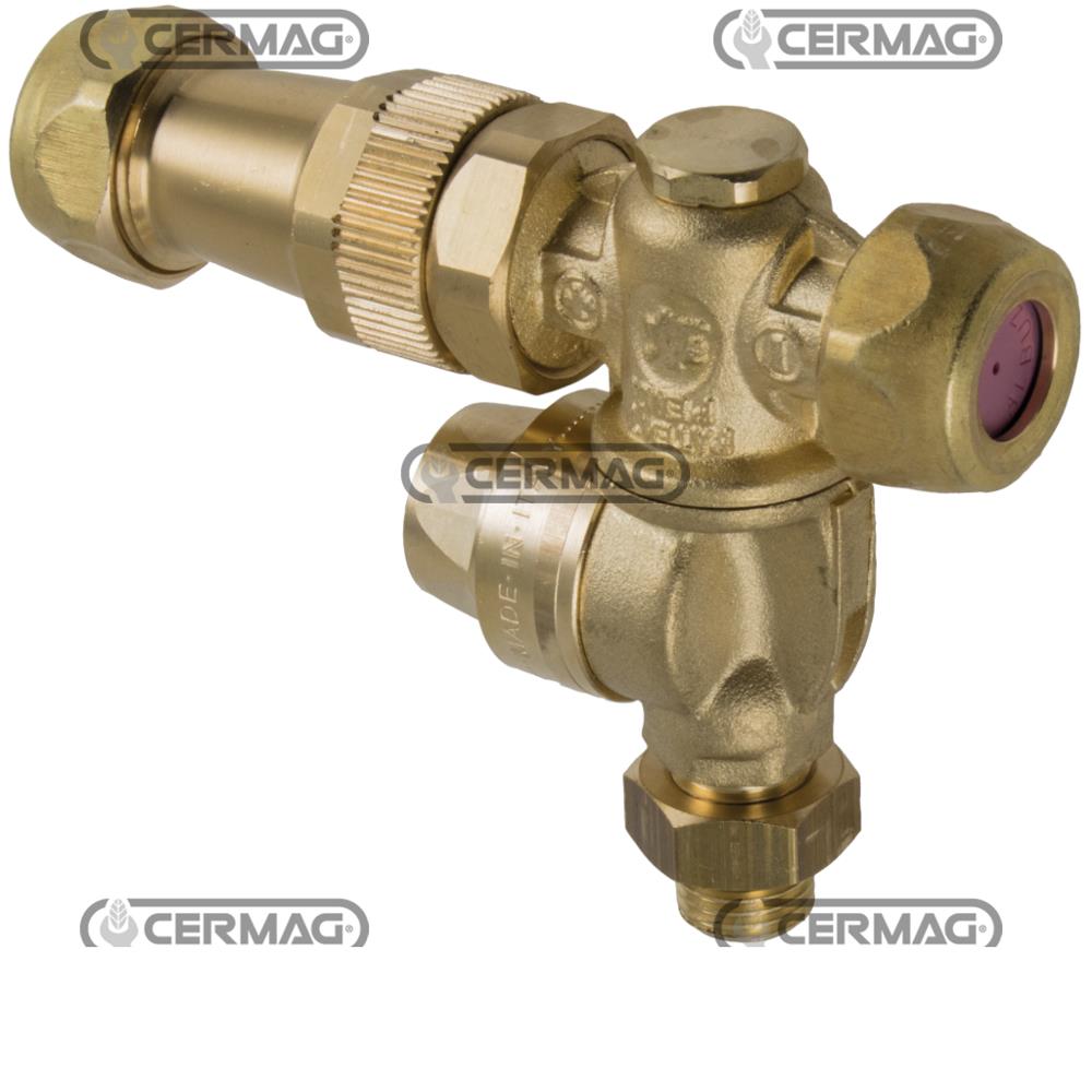 Getto doppio con antigoccia M62