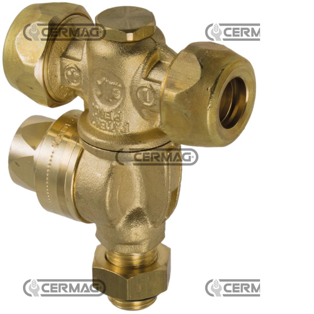 Getto doppio con antigoccia M65 senza ugelli