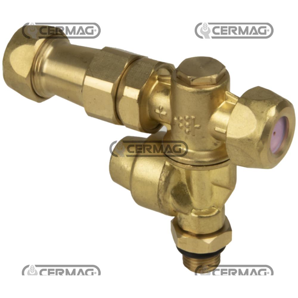 Getto per atomizzatore regolabile con antigoccia completo