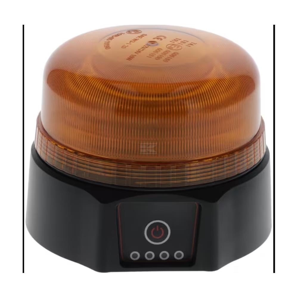 Girofaro LED con telecomando, ricaricabile 19W