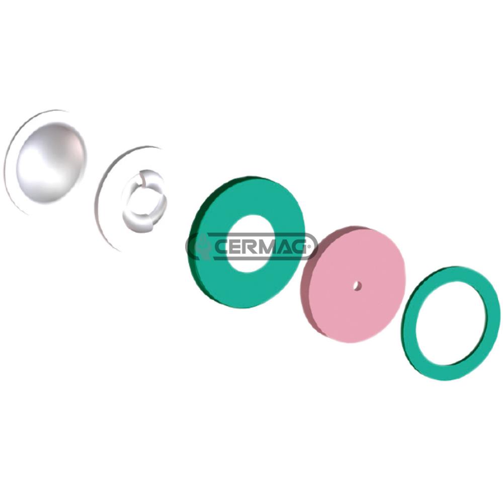 Kit piastrina Ø 18 mm d. 1.5 mm