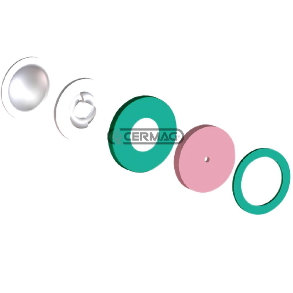 Kit piastrina Ø 18 mm d. 1mm