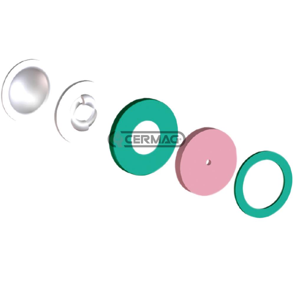 Kit piastrina Ø 18 mm d. 1mm