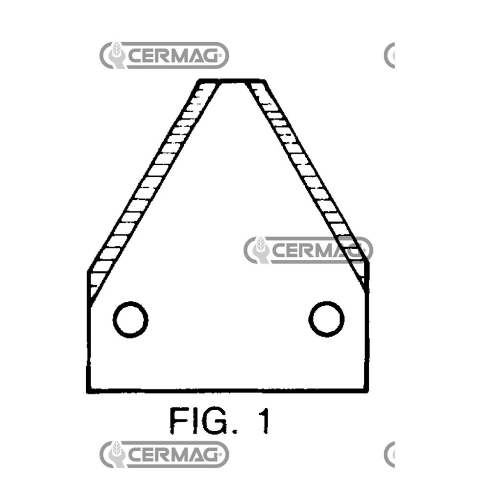Lama barra falciante