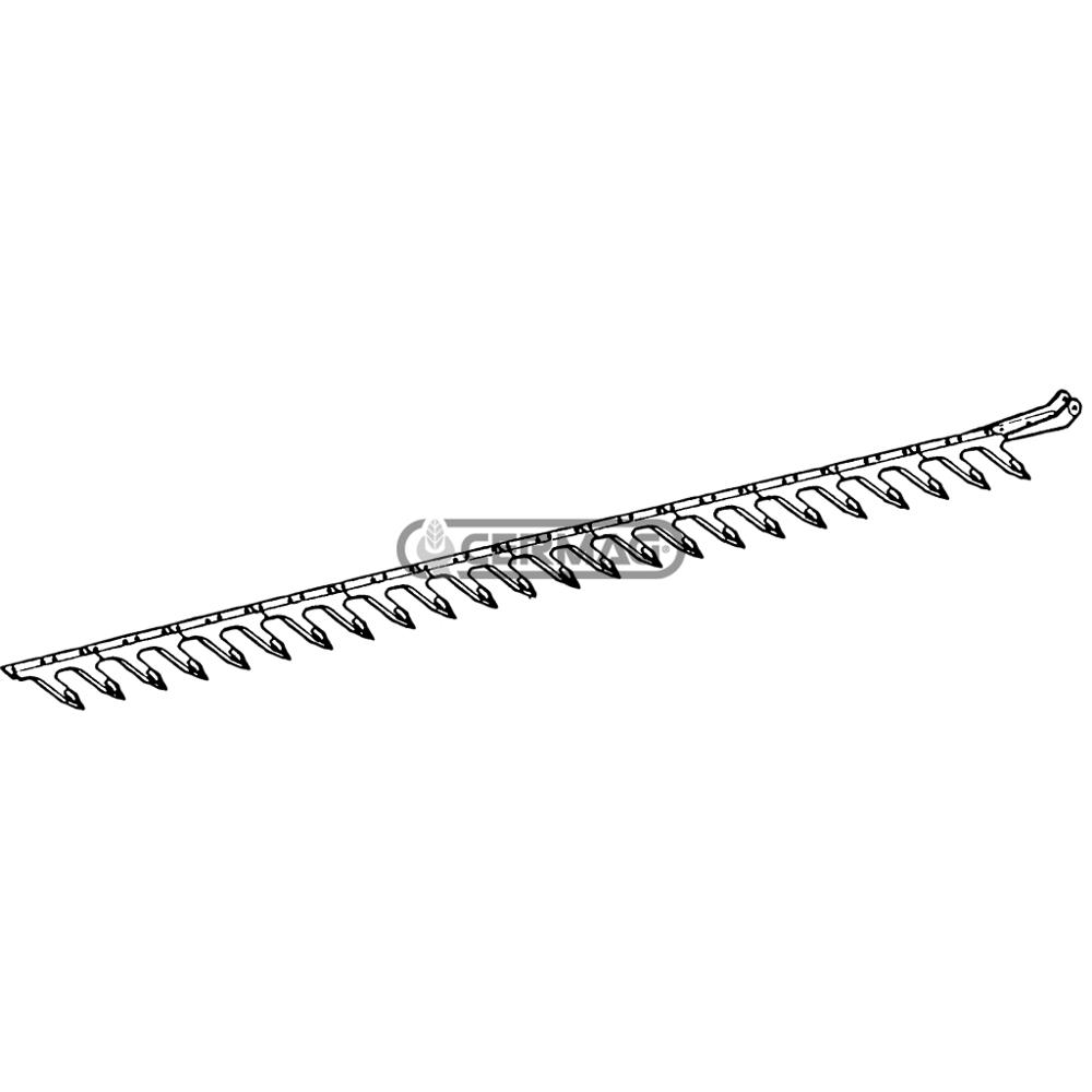 Lama barra falciante