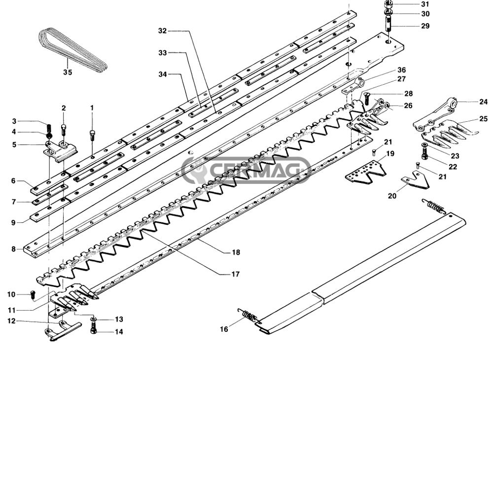 Lama motofalciatrice