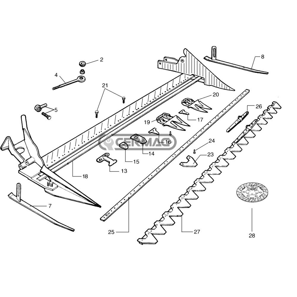  Lama motofalciatrice