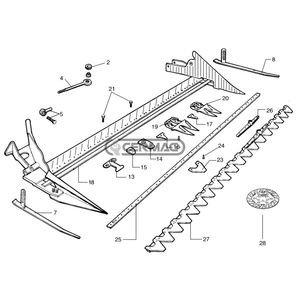Lama motofalciatrice
