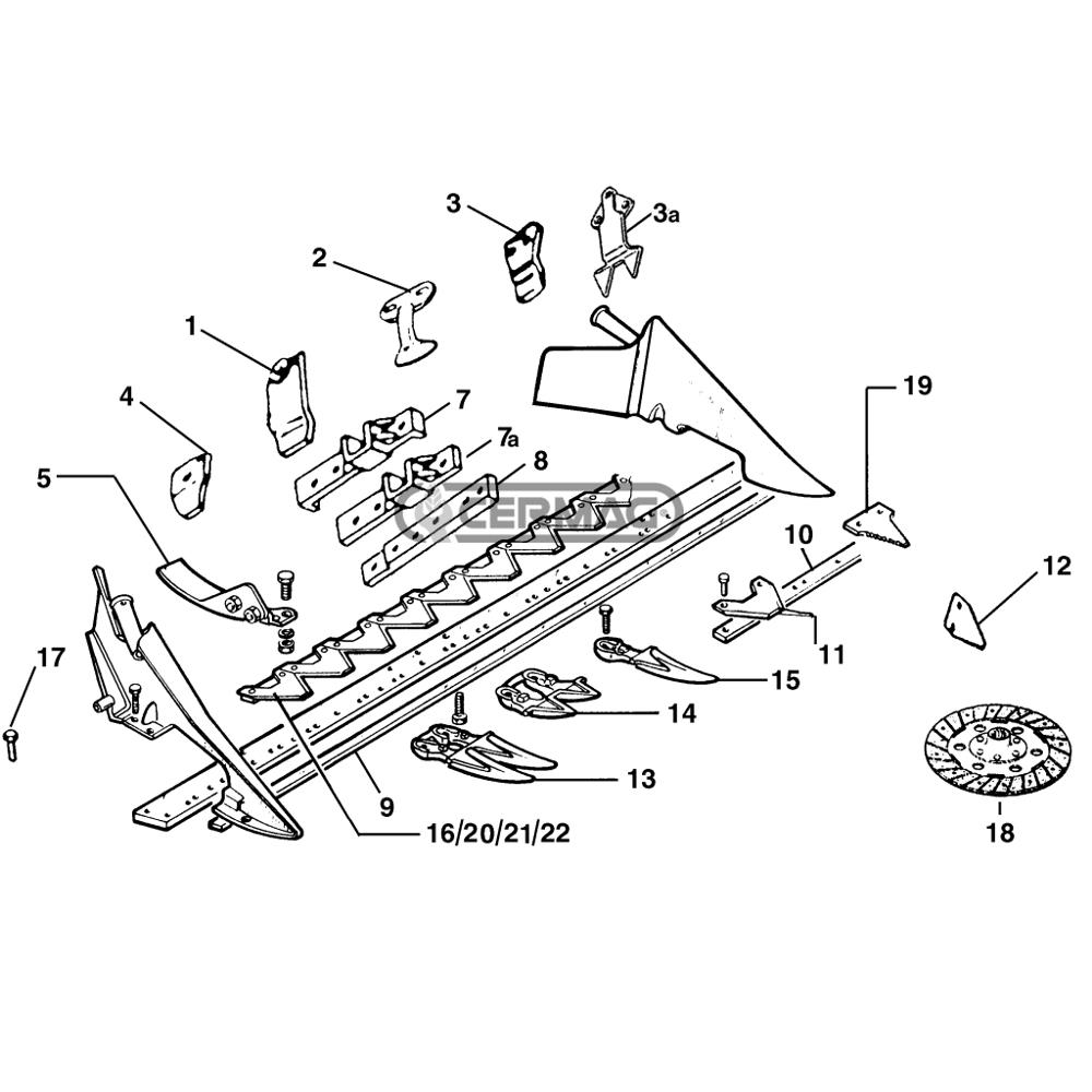 Lama motofalciatrice