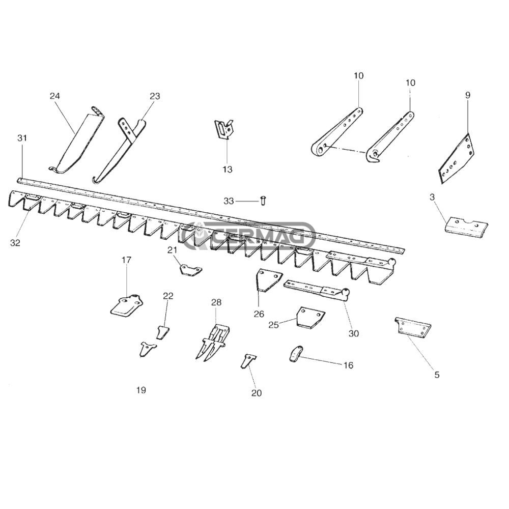 Lama motofalciatrice