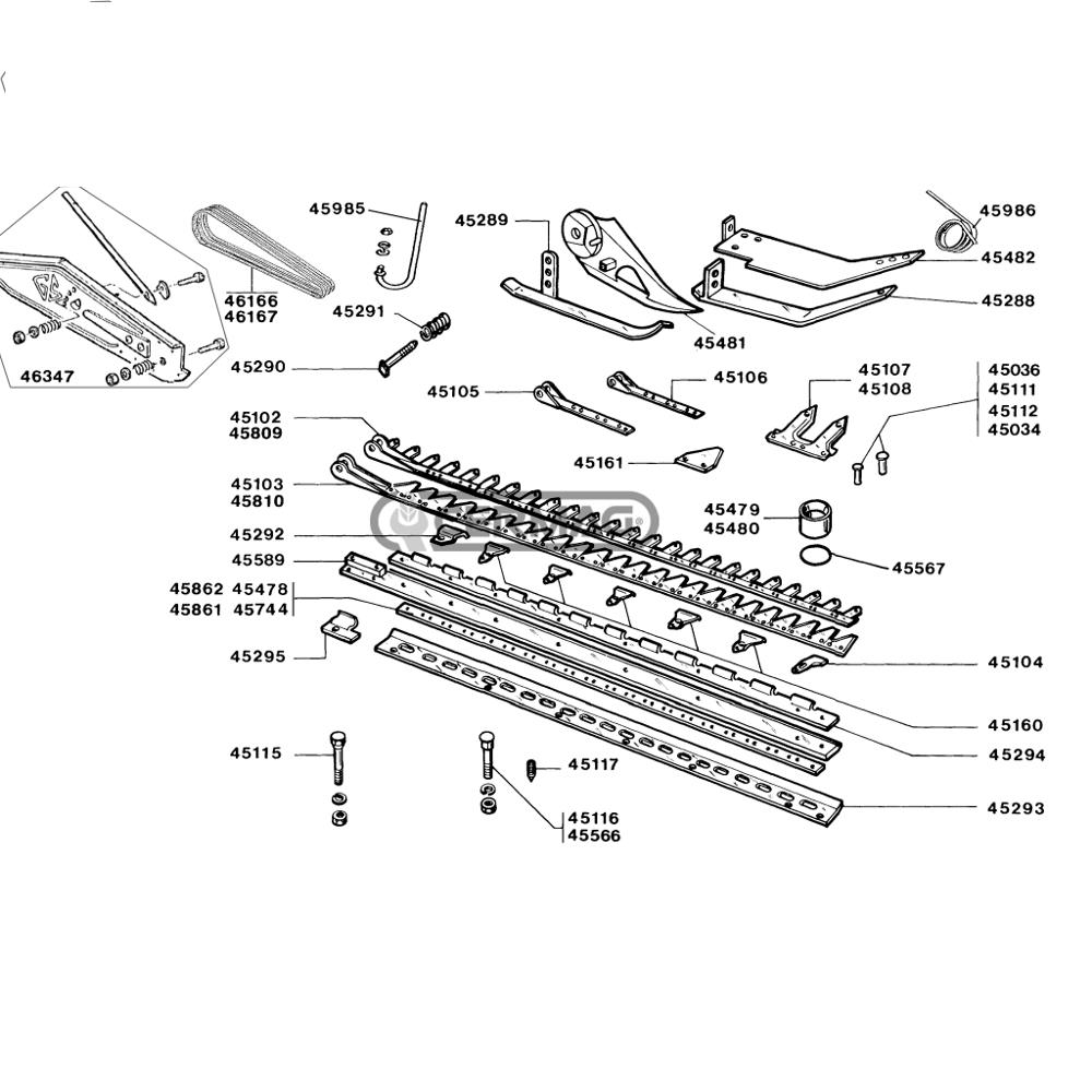 Lama motofalciatrice