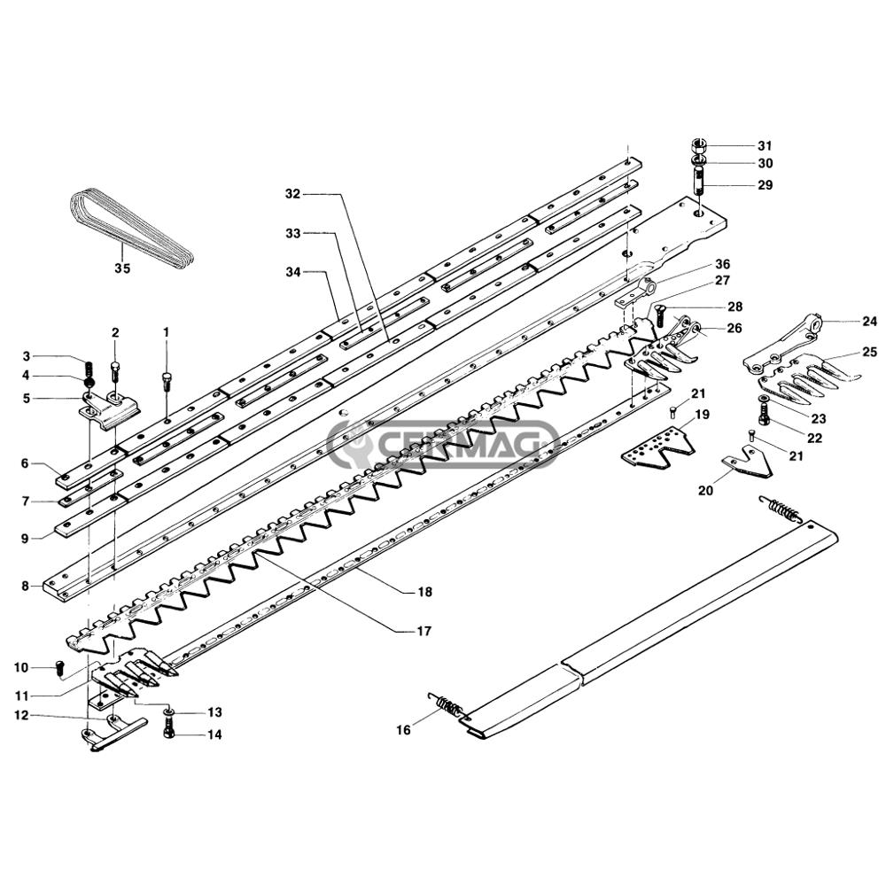 Lama motofalciatrice