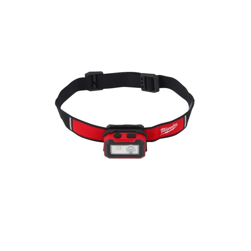 Lampada frontale 450L con batteria interna ricaricabile con USB