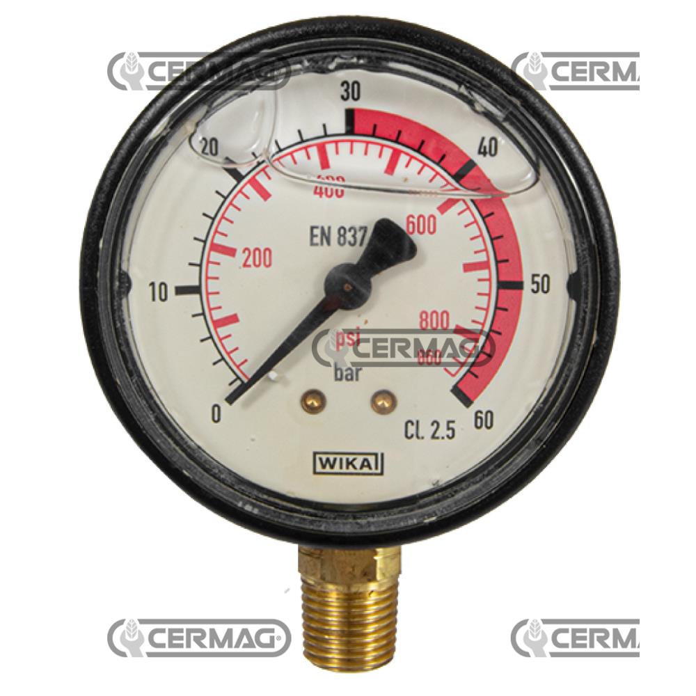 Manometro alla glicerina 60 bar