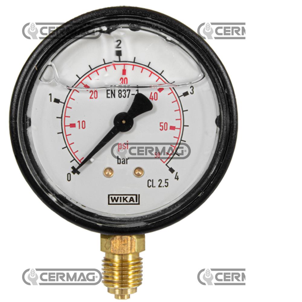 Manometro alla glicerina 80 bar