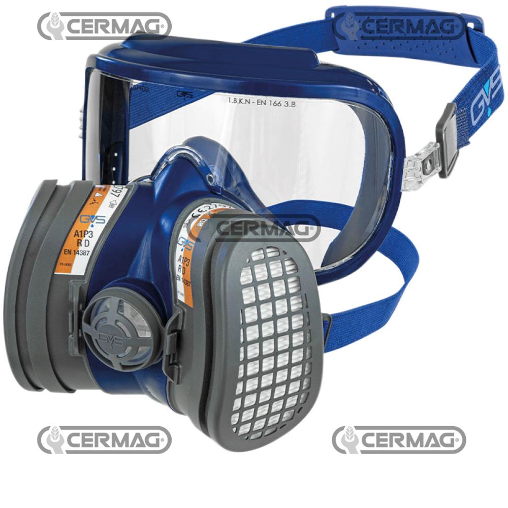 maschera integra con filtri A1P3