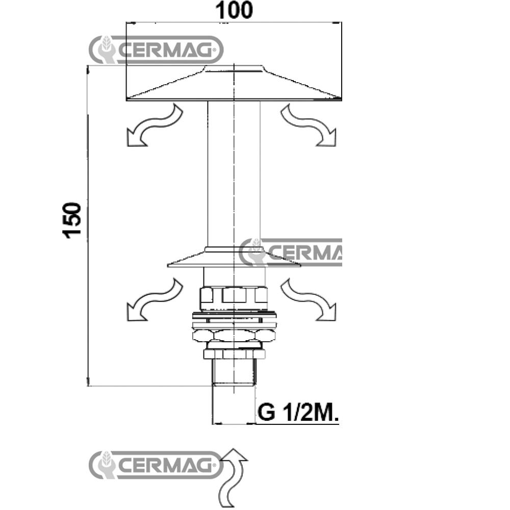 Miscelatore idraulico per polveri acciaio