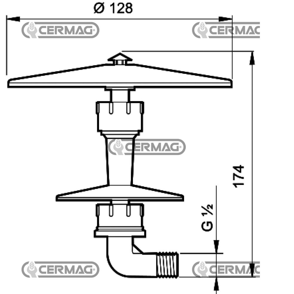 Miscelatore idraulico per polveri