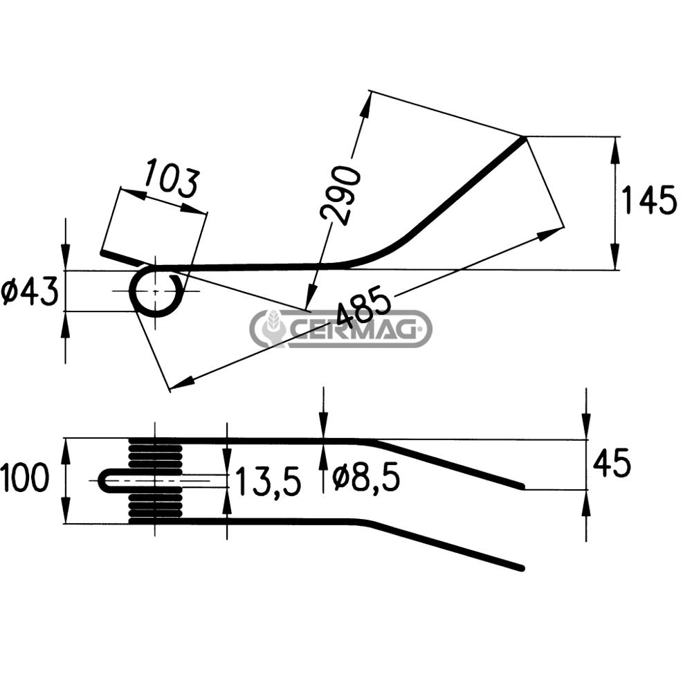 Molla per giroandanatori