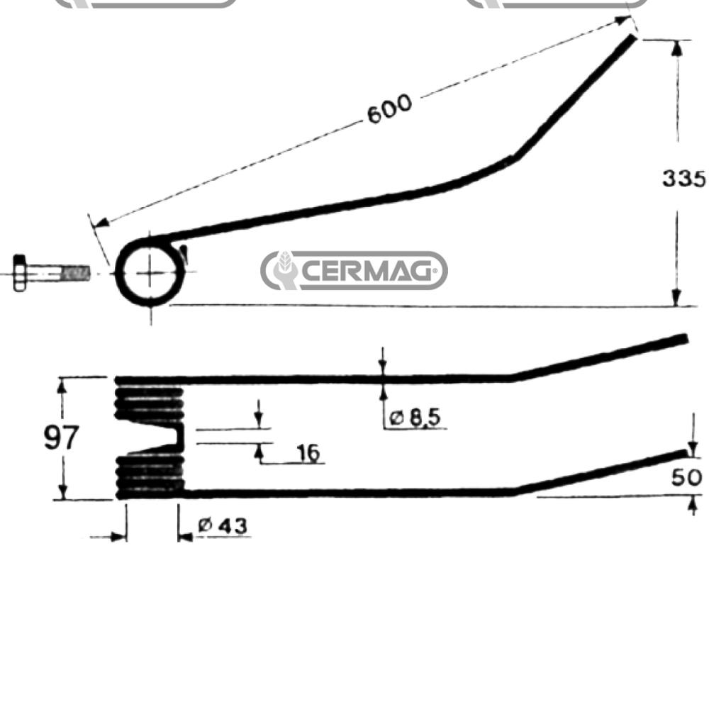 Molla per giroandanatori