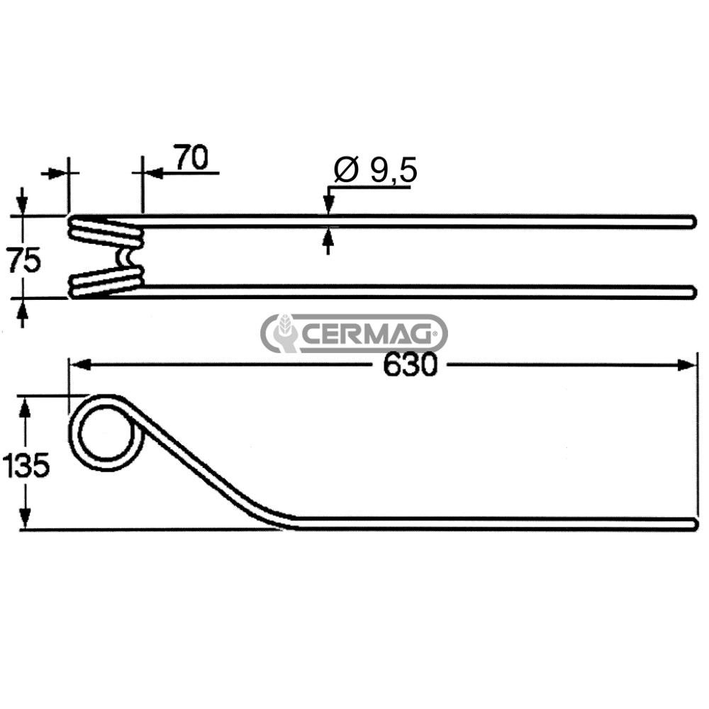 Molla per giroandanatori 