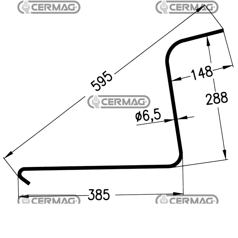 Molla per ranghinatore