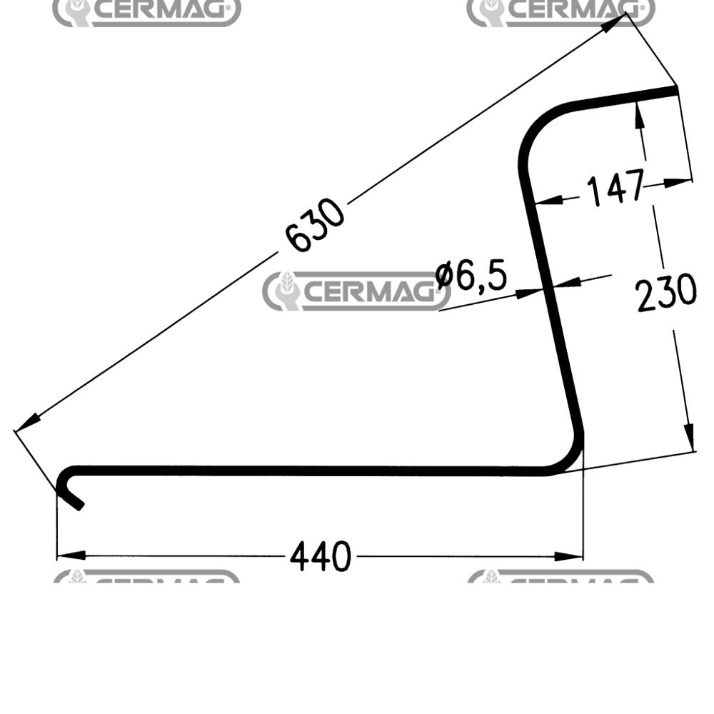 Molla per ranghinatore