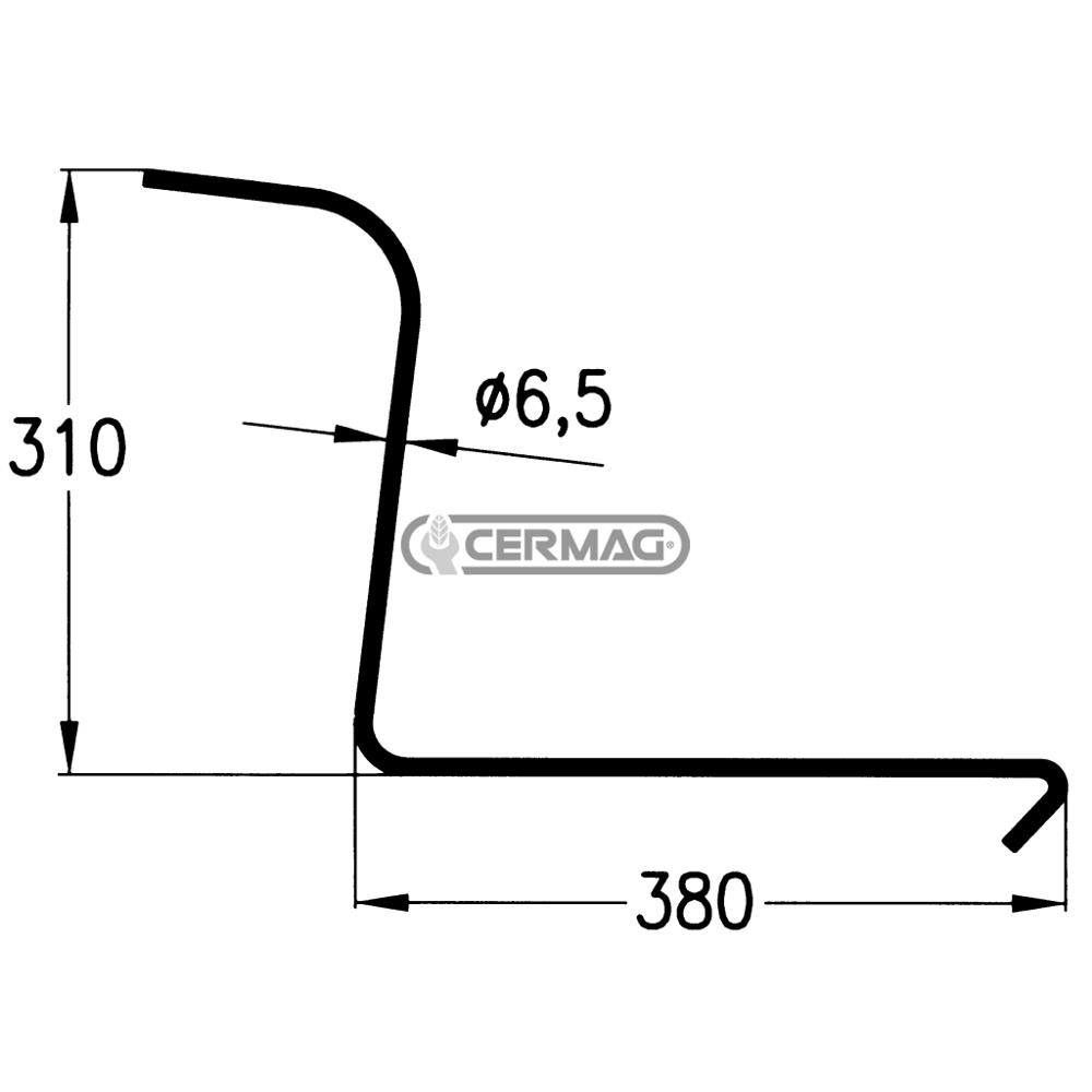 Molla per ranghinatore