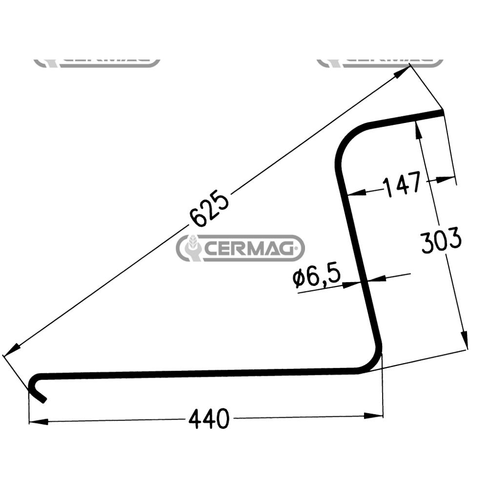 Molla per ranghinatore