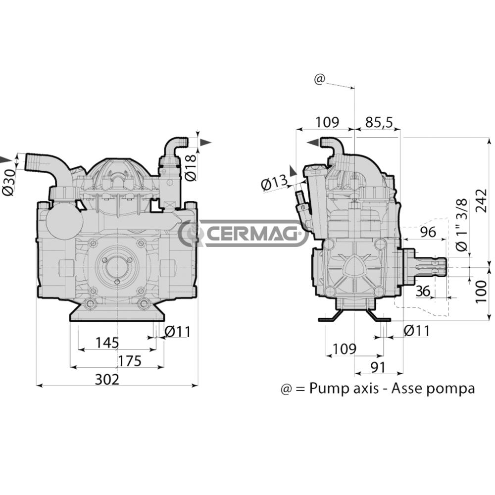Pompa a membrana a media pressione - AR50 C