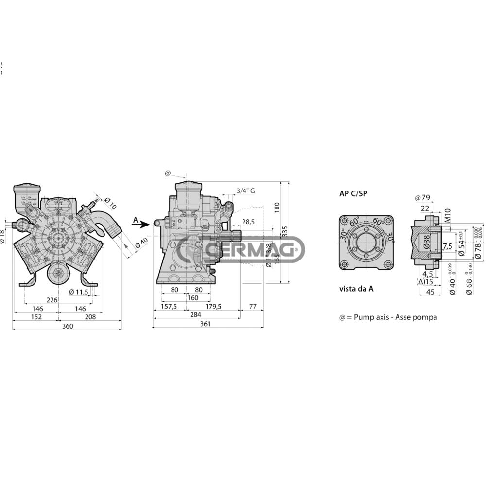 Pompa a membrana ad alta pressione - AR813 C/SP