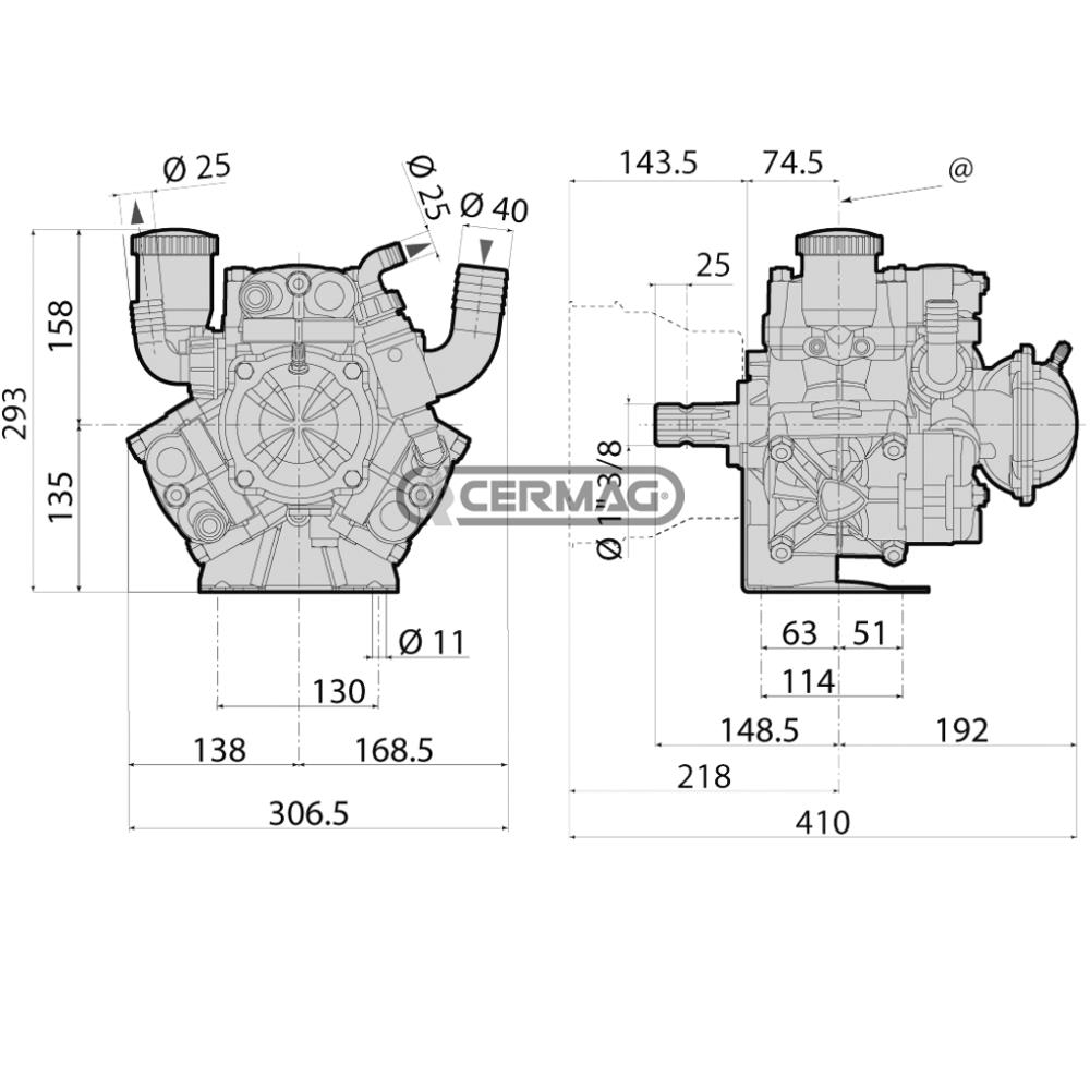 Pompa bassa pressione AR135 C