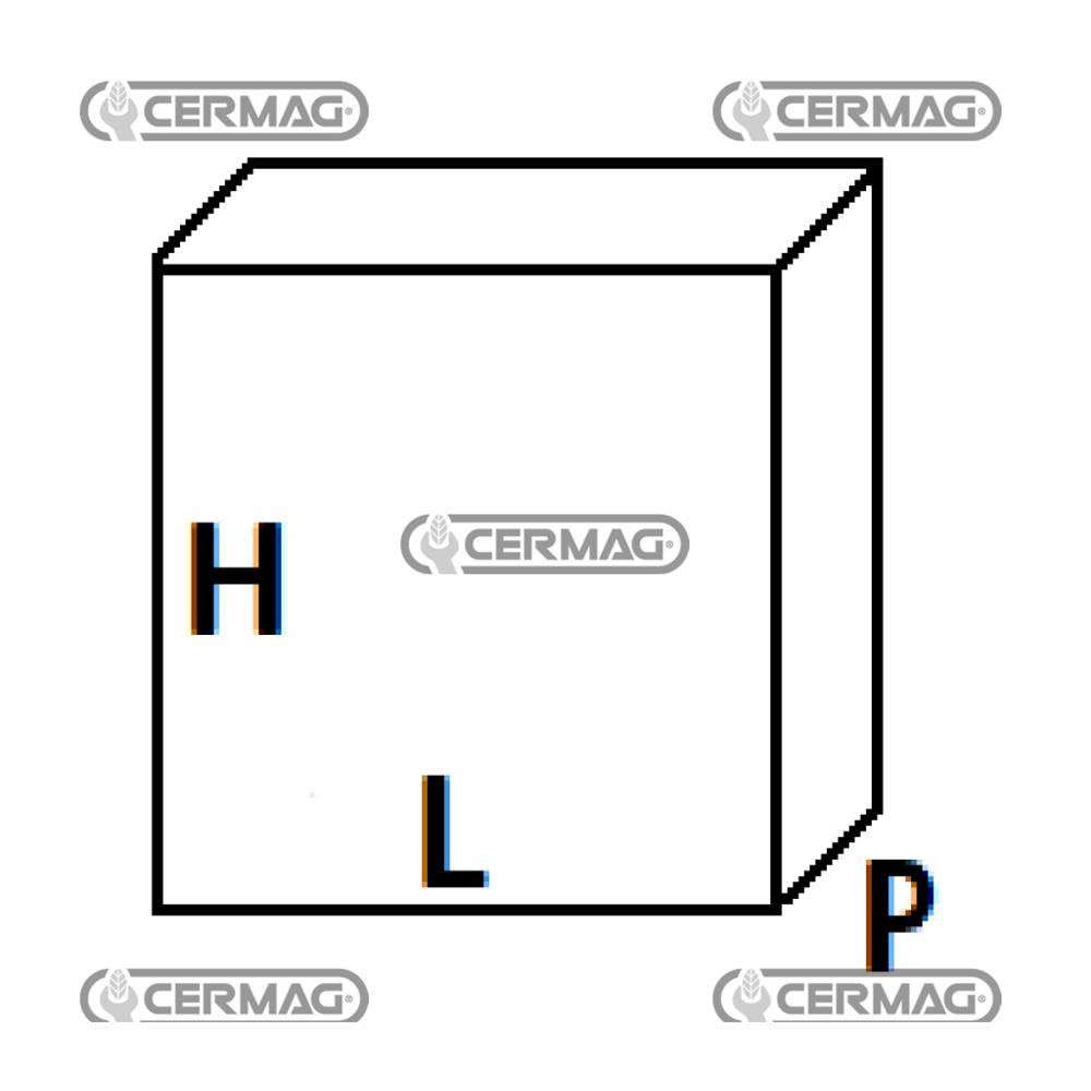 Radiatore in rame per LANDINI REX TIER 3