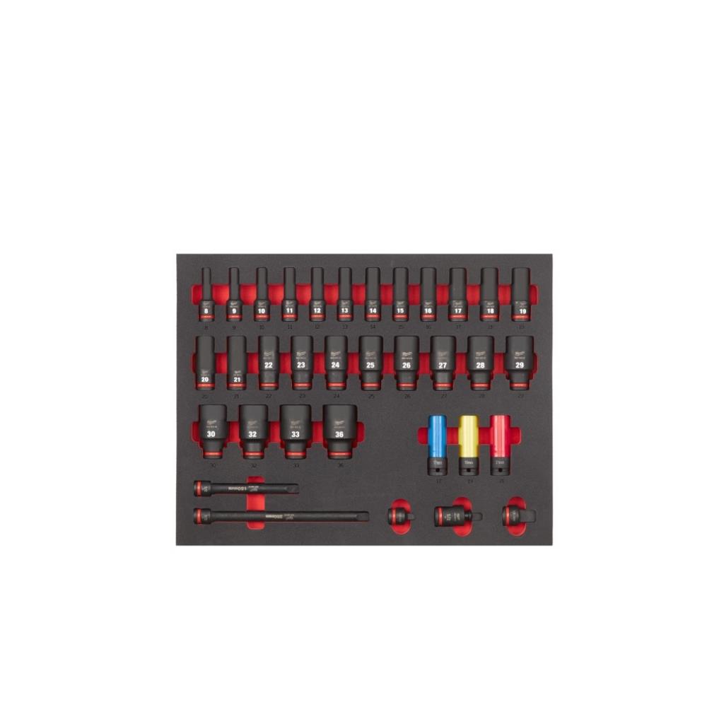Set bussole a macchina lunghe 1/2" in modulo morbido