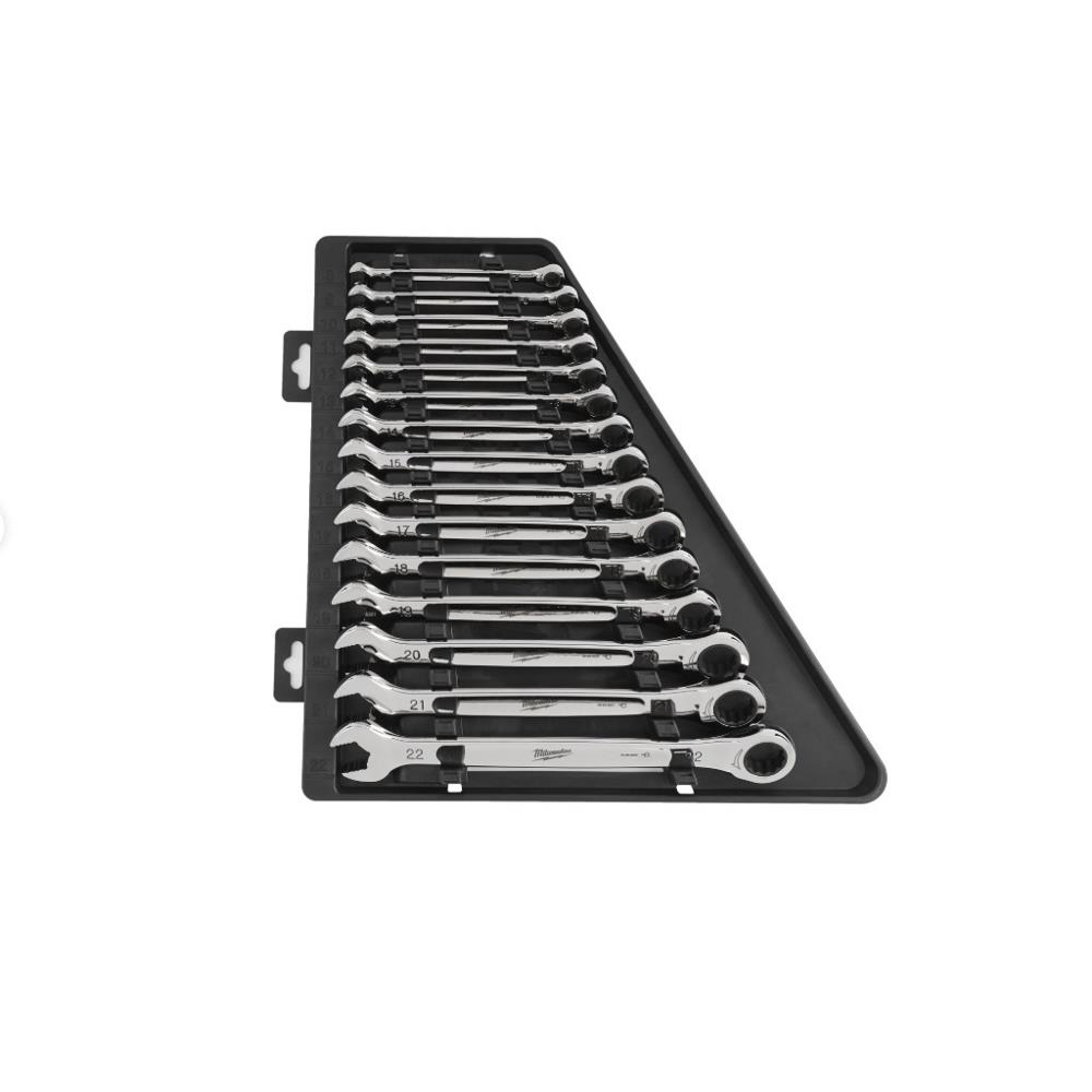 Set chiavi combinate a cricchetto MAX BITE™ 15pz