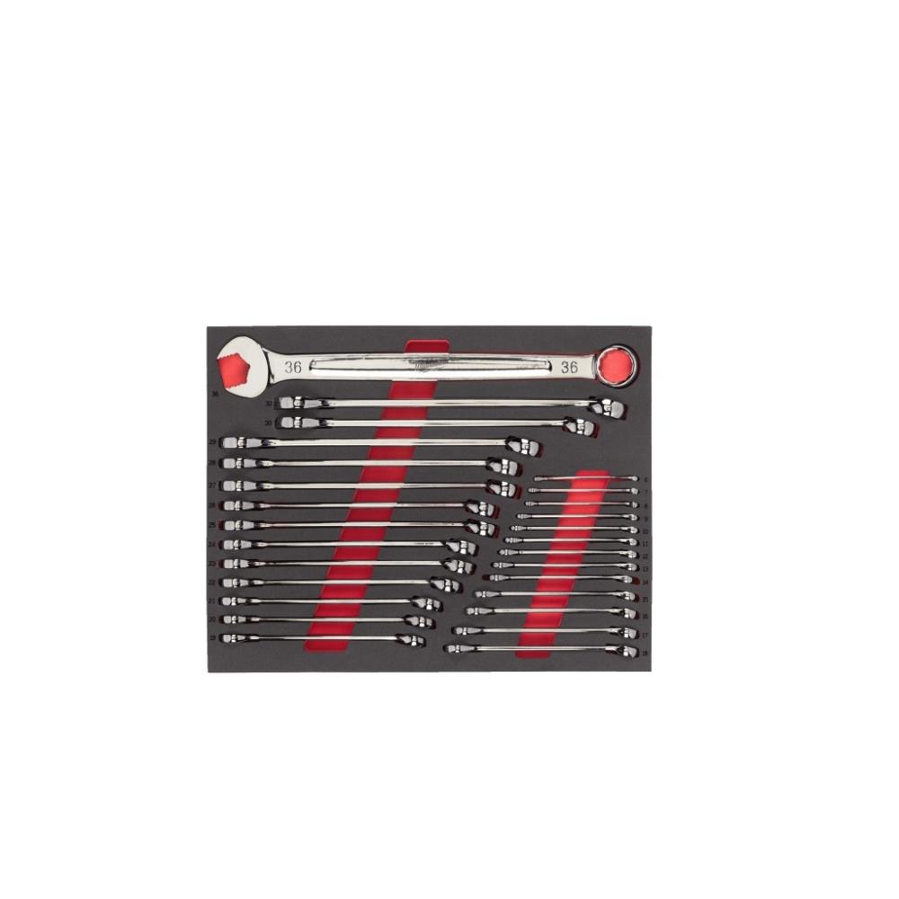 Set di chiavi combinate MAX BITE™ in modulo morbido-27pz