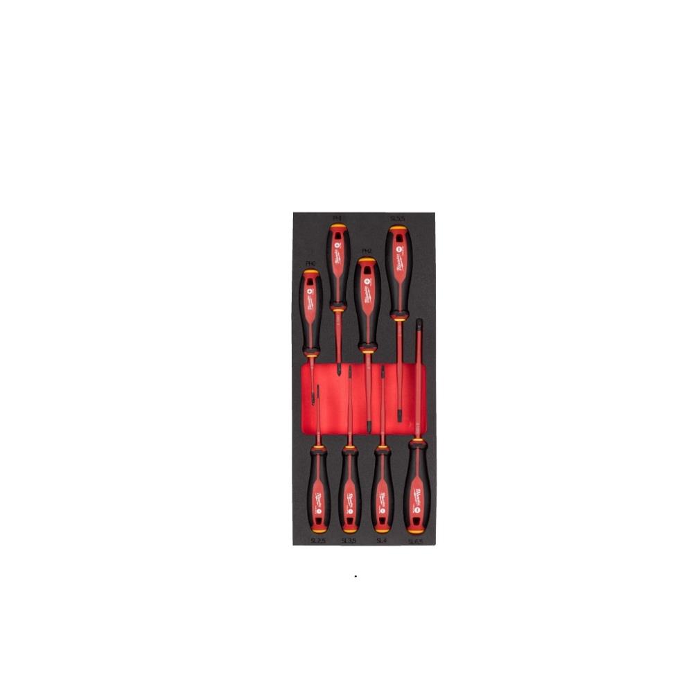 Set di giraviti isolati 1000V in modulo morbido 8pz